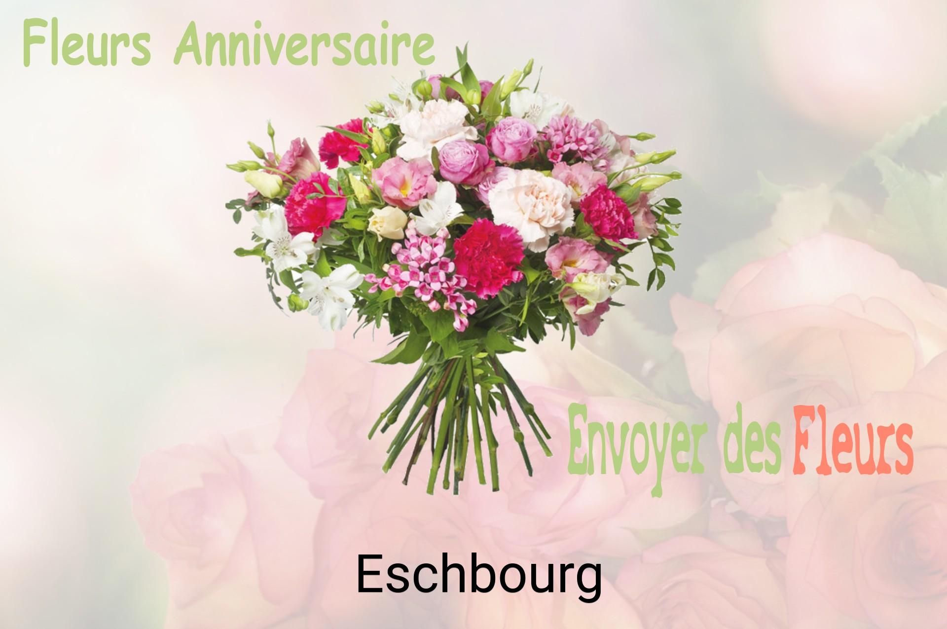 Bouquet de fleurs d’anniversaire livré à Eschbourg